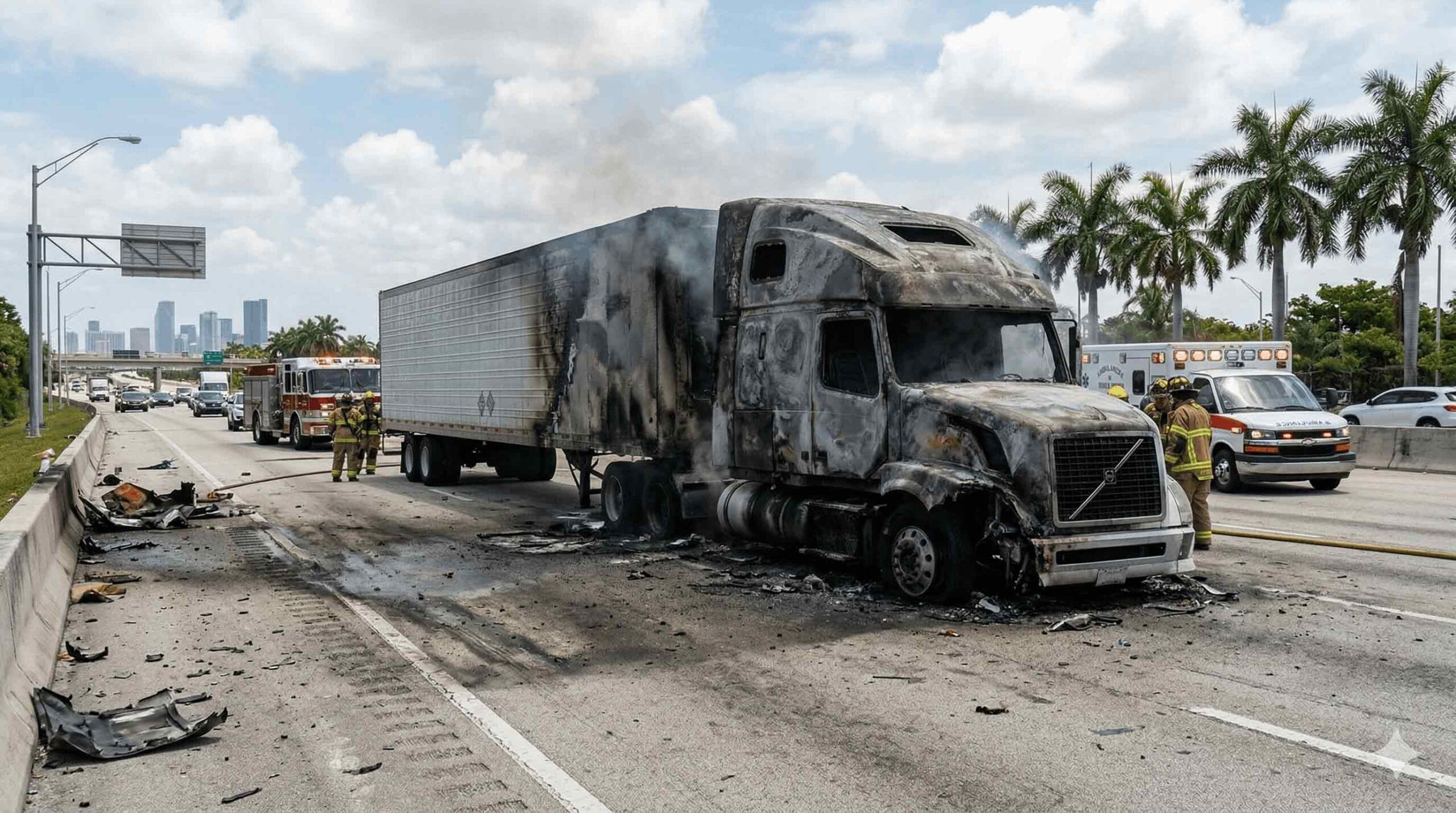 Burn Injuries in Truck Accidents