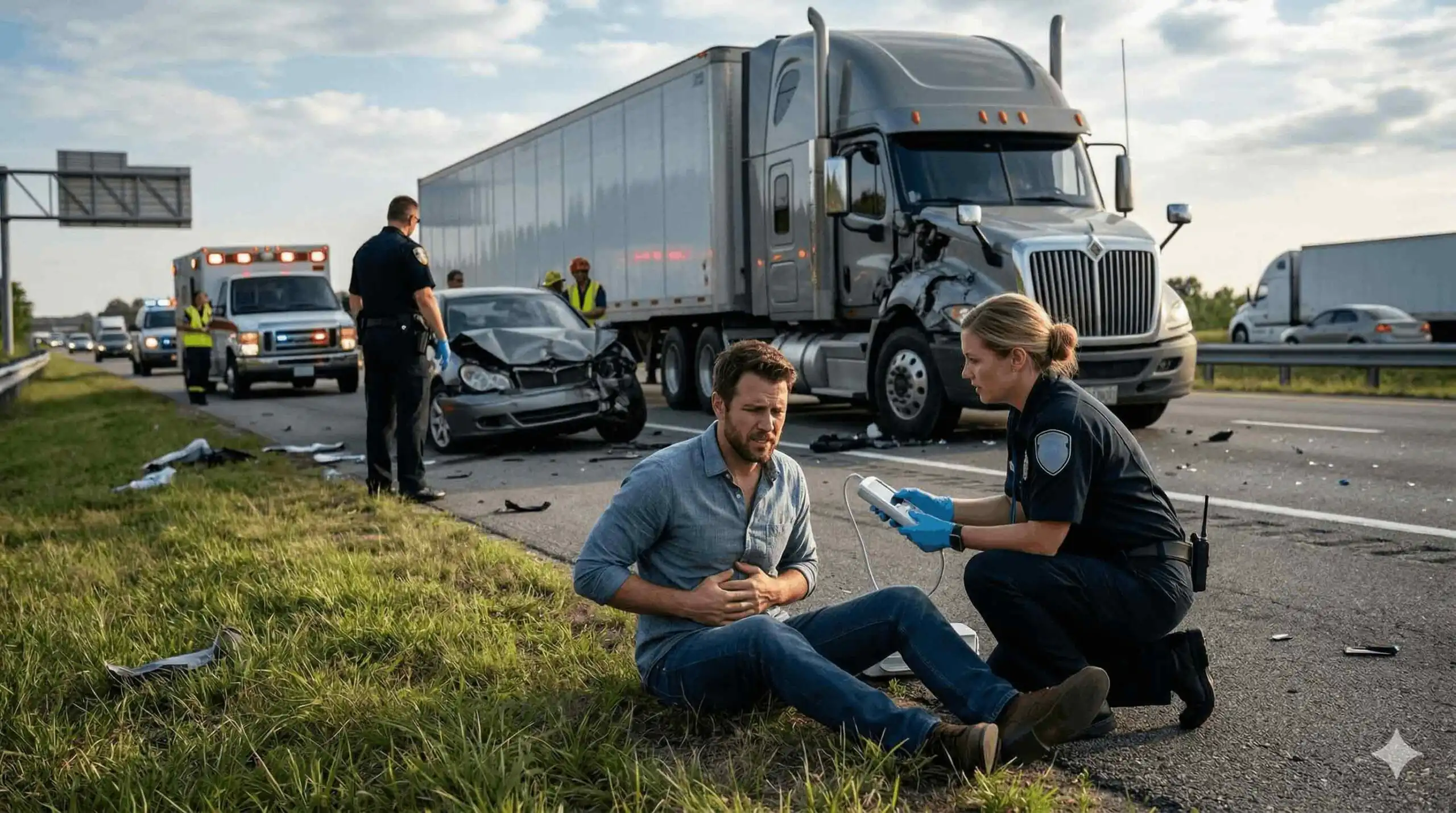 Internal Injuries in Truck Accidents